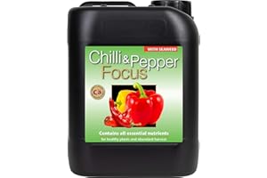 GROWTH TECHNOLOGY 5 Litre Chilli Focus Ultimate Pepper Plant Food. Precise Formulation for Chillies