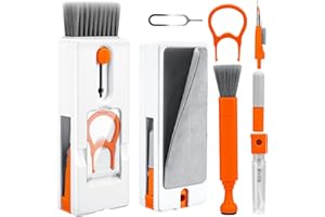 MIIEPLS Zestaw do czyszczenia klawiatury, zestaw do czyszczenia ekranu 11 w 1, do komputera, telefonu komórkowego i słuchawek, tabletu, aparatu, słuchawek, zestaw do czyszczenia obiektywu, butelka z