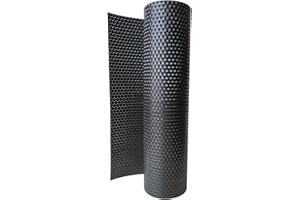 workingHOUSE Malla de Aislamiento de Poliratán 60 cm de Altura - para Balcones Ideal para Terrazas, Barandillas y Balcones - Resistente a la Intemperie y fácil de Instalar (Negro)