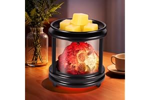 WOWLELA Wax Melt Burners, Coral Pattern Electric Wax Burner with RGB Colour Changing, 3-in-1 Electric Oil Burner Wax Melts Burner Fragrance Scented Wax Candle Warmer for Home Office Bedroom Gift & Decor
