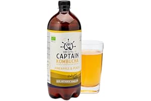 CAPTAIN KOMBUCHA Pineapple Peach Kombucha 1 L