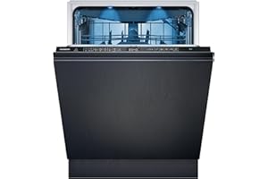 Siemens SN65EX12CE, iQ500 Smarter Geschirrspüler, Vollintegrierte Spülmaschine, 60 cm, Made in Germany, Besteckschublade, Extra leise, varioSpeed, openDry, rackMatic, Innenlicht, glassZone