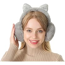 Cache-Oreilles Enfant Hiver Renard En Peluche - Protège-Oreilles Chaud Et Mignon Pour Filles Et Garçons