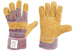 Ferko - F-039/10 - Guantes de Trabajo de Cuero - Talla 10 - Alta Resistencia para Actividades de Invierno