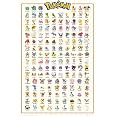 Empireposter Poster Maxi Pokémon Kanto 151 - 61x91,5 Cm - Multicolore - Stampa Offset Di Qualità - Licenza Ufficiale
