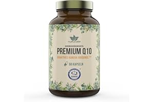 ‎NATURALIE GESUND ESSEN, GESUND LEBEN naturalie® - premium Coenzym Q10 100mg | hoch bioverfügbares Kaneka Ubiquinol (reduzierte und aktivierte Form) | laborgeprüfte Qualität | BPA-freie Braunglasdose - 60 Kapseln