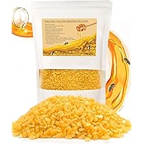 Pellet di cera d'api gialla USA per la produzione di candele all'ingrosso per il