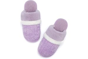 MAXTOP Kapcie damskie Miękkie pluszowe kapcie z przytulną pianką z pamięcią kształtu Kapcie wewnętrzne na zewnątrz Kreatywne prezenty dla kobiet Mężczyźni