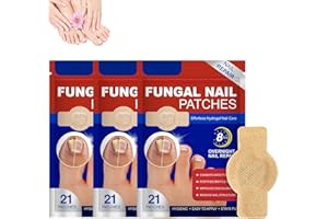 HJJH Pilz-Nagel-Patches, Fungal Nail Patches, Mehrzweck Nagelpilz Pflaster, Nagel Graben Reparaturpflaster, Zehennagel Korrektur Patch für Beschädigte Nägel und Erscheinungsbild Verfärbter Nägel (3)