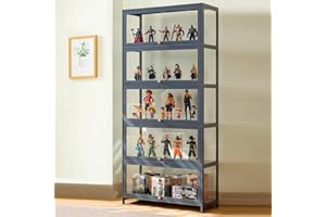 JFOZDM Vetrina Espositiva Per Collezionismo, Vetrina Multifunzionale in Vetro Antipolvere, Design Della Porta dell'armadio a Ribalta,Vetrinetta Espositiva per Uffici, Camere da Letto, Soggiorni