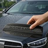 Romofy Premium Silikon Ara&ccedil; Su &Ccedil;ekici &Ccedil;izmez - Su Lekesi &Ouml;nleyici Araba Slikon &Ccedil;ek&ccedil;ek Cam Ve Kaporta Su Temizlik Sileceği - H