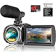 Windancy Video Camera Camcorder Ultra HD 1080P Vlogging Camera for YouTube,18X Digital Zoom 3" IPS 270°Rotatable Screen Camera Recorder with Microphone