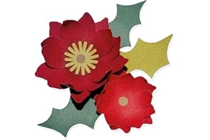 Sizzix Bigz 664513-Troquel de Navidad, diseño de Lisa Jones Cutting Dies, Nochevieja de Invierno, Talla única