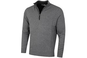 Calvin Klein Mens 2025 Knit Cotton 1/2 Zip Golf CK Top Sweater