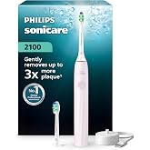 Philips Sonicare 2100 Sonic Şarjlı Diş Fır&ccedil;ası Toz Pembe, 3 Kat Plak Temizliği, 14 G&uuml;n Şarj &Ouml;mr&uuml;, 2 Hız Ayarı, 1 Başlık, Smar