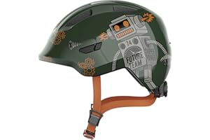 Abus, Casco per Bambini ABUS Smiley 3.0 Casco da Ciclista per Bambini con una Vestibilità Avvolgente, Design Adatto ai Bambini e Spazio per le Trecce, per Ragazze e Ragazzi