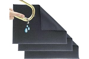 BRASSTACHE The Spit Catcher - For Brass/Wind Instruments, Ultra-Absorbent and Leakproof, Antimicrobial, Multi-layered Cloth/Pad to Empty Your Spit, Self-Packing… (3-Pack)