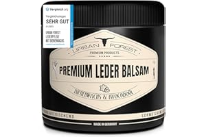 ‎URBAN FOREST URBAN FOREST Lederpflege mit Bienenwachs & Avocado-Öl 500ml für Auto Sofa Couch Möbel Jacke Motorradbekleidung Handtaschen Ledercouch Schuhe Sattel für Pferde Lederfett - Premium Leder Balsam