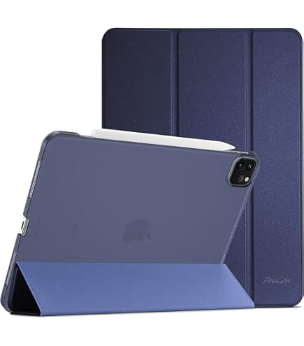 Custodia IPad Pro 11" (2022/2021/2020) | Con Portapenne Per Pencil 2 | Nero, TPU - Foto 4