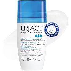 Uriage Power3 Antiperspirant Deodorant Roll-on - 24H Sweat & Odor Efficacy - Dry Touch - No White Marks, No Yellow Stains - F