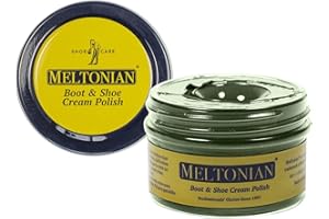 Meltonian Cream Shoe Polish, Boot Polish, Beeswax-Based Oil Based Shoe Polish, Restores & Protects, Over 60 Colours