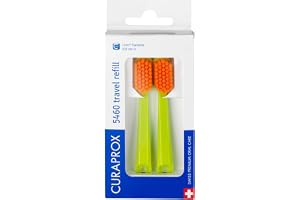 Curaprox CS 5460 Reserefill, 2-Pack, Grön - Orange, Tillverkad I Schweiz