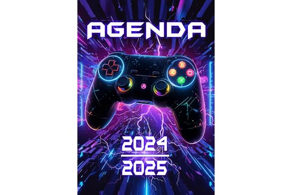 Agenda Scolaire 2024 2025: Pro Gamer | Journalier (une page par jour) | 12x17 cm | Format A5 | Couverture souple | Collège et Lycée | Ado garçon & fille | Jeux vidéo, gaming, geek | Console