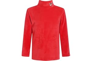 TTAO Mädchen Thermooberteile Langarm Rollkragenshirt Rollkragenpullover Kinder Winter Warme Unterhemden Thermounterwäsche