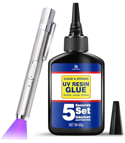 Tbest colle UV UV résine époxy colle clair gel ultraviolet dur pour la