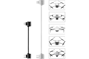 i-LEFANTE Zestaw 2 kabli do DJI typu C do iOS Phone lub iPad do DJI Mini 4 Pro, Mini 3 Pro, Mavic 3, Mavic Air 2, Air 2S, Mini 2 Remote Controller | długość 30 cm i 16 cm | funkcja OTG | 2 sztuki