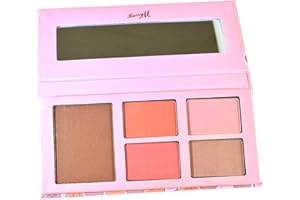 Barry M Get Up & Glow paleta bronzer, różu i zakreślaczy