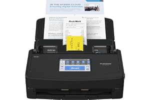 ScanSnap Fujitsu iX1600 Deluxe Color Duplex Document Scanner with Adobe Acrobat DC Pro for Mac and PC, Black