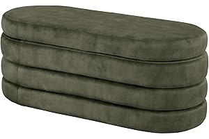 ‎RIESS AMBIENTE Riess Ambiente Extravagante Polsterbank Vogue - 115cm - grün - Samt Sitzbank mit Stauraum modern Schlafzimmer Flur