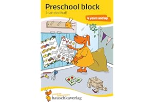 Kindergarten Activity Book from age 4 years - Starting school Activity Book - for kids, boy and girl: Colourful puzzle block - fun educational ... ... activity pads for kindergarten and preschool)