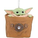 Hallmark The Mandalorian Grogu in Bag 25574833, ornamento natalizio, altezza 6,2 cm x larghezza 5,6 cm x lunghezza 3,8 cm, ve