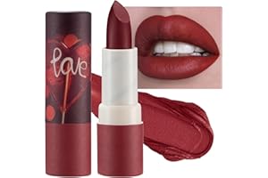 ANGLICOLOR Red Lipstick,Matte,Smooth,Waterproof,Highly Pigmented Lipsticks（08#Red）