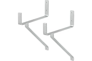 VORMANN Schwerlasthaken Lasthaken Haken Wandhaken | Traglast 100 kg | Stahl verzinkt | witterungsbeständig | Größe 355 x 245 x 80 mm | 2-teiliges Set