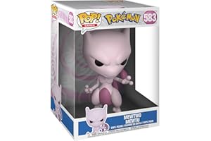 Funko Pop! Jumbo: Pokemon - Mewtwo - Figura de Vinilo Coleccionable - Idea de Regalo- Mercancia Oficial - Juguetes para Niños y Adultos - Video Games Fans - Muñeco para Coleccionistas y Exposición