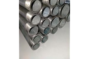 GENERICO tubo zincato canna tronchetto idraulica impianti acqua gas barilotto mt 3 1/2-3/4-1" -1/4"raccordo idraulico (1" pollice (cm 33,7 circa))