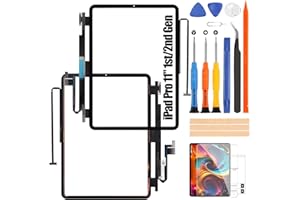 Atwist Pantalla de repuesto para iPad Pro 11 1st 2018/2nd 2020 - para iPad Pro 11 2018/2020 Touch Screen Digitalizador para iPad Pro 11 Pantalla táctil con Kits A1979 A1934 A2068 A2230 (no pantalla