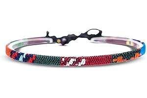 Made by Nami Cavigliera Surfer Uomo e Donna - Cavigliera Sottile Boho Hippie Etnico - Accessori Fatti a Mano per Festa in Spiaggia - Impermeabile e Regolabile (etno)