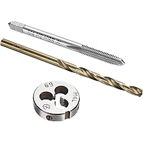 Maschi A Mano Insieme, Filettatura Metrica, Hss-E, 3 Rubinetti Filettature M5 Non Lunga 080 Mm Totale 50 Millimetri Gambo 6 Mm 29575543