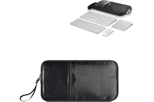 Hosoncovy Étui de transport portable pour clavier et souris - Étui de transport pour clavier Apple Magic Keyboard A1644 et Apple Wireless Keyboard A1314 Magic Mouse (étui uniquement)