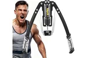 STRIXORN Power Twister con función de conteo, entrenador de brazos Twister ajustable 10~200 kg, entrenador de fuerza de brazos hidráulico, entrenador de pecho para hombres, Brazo, bíceps, Abdomen, Hombro