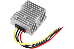 SUPERNIGHT DC Boost Converter DC 24V Step Up to 48V 5A 240W Waterproof Voltage Regulator for Golf Cart Club Car LED Strip Light