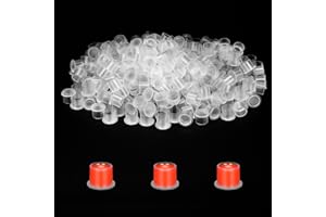 ATOMUS Tattoo Ink Cups With Base 300Pcs Pigment Cups Medium Ink Container for Tattoo Kit Tattoo Supplies (Medium_300pcs)