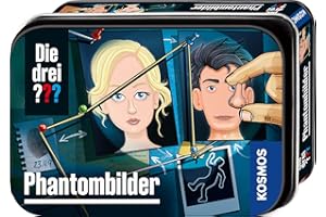 Die drei ??? Phantombilder von KOSMOS 632373, Detektiv Gadget, spannendes Detektiv-Spielzeug Set für Kinder ab 8 Jahre, Geschenk für Geburtstag, Mitbringsel, Black