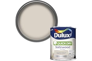 Dulux Quick Dry Satinwood Paint For Wood And Metal - Egyptian Cotton 750Ml