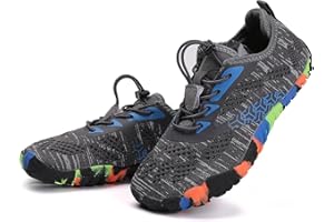 DimaiGlobal Calzado Descalzos Niñas Niños Zapatillas de Trail Running Barefoot Secado Rápido Zapatos de Agua Transpirable Antideslizante para Playa