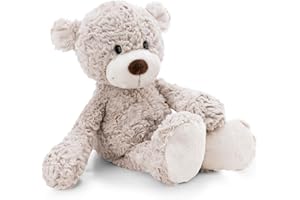 ‎NICI NICI Kuscheltier Bär Finni 35cm - grau - Weiches Plüschtier – niedliches Stofftier zum Kuscheln & Spielen – tolle Geschenkidee für Kinder & Erwachsene | 62318